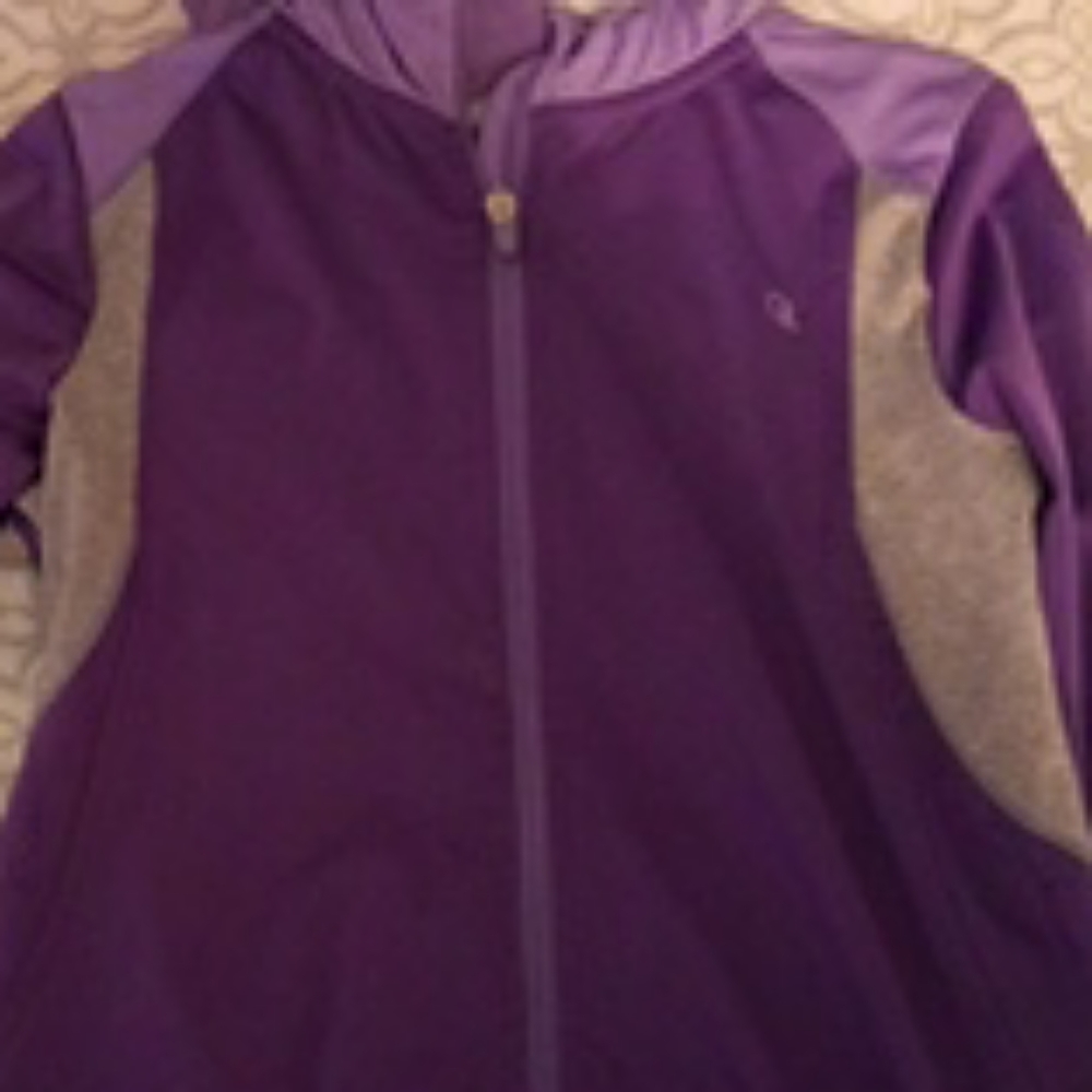 Champion purple zip up